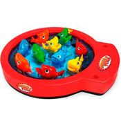 Jogo de Pescaria Infantil - Barraca da Pesca - 10 Peixes - Polibrinq