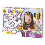 Tapete para Colorir Infantil - Unicórnio - Samba Toys