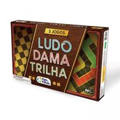 3 Jogos Damas Ludo E Trilha Super Jogos - Pais e Filhos 2801