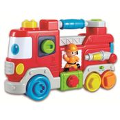 Carrinho De Bombeiro Com Som E Luz - Zoop Toys ZP00184