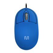 Mouse Com Fio Classic Conexão USB 1200dpi Cabo de 120cm 3 Botões Azul - MO305OUT [Reembalado] MO305OUT