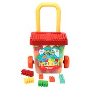 Balde Carrinho de Puxar com Blocos Gulliver 5032