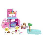 Trailer Acampamento 2 Em 1 Da Chelsea Barbie - Mattel HNH90