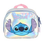 Lancheira Termica Infantil Stitch Holografica Prata Luxcel