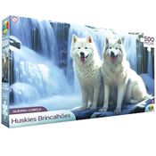 Brinquedo Educativo Puzzle Quebra Cabeça Huskies 500 Peças