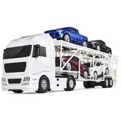 Caminhão Diamond Truck Cegonheira Branco Roma Jensen 1321