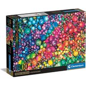 Puzzle 1000 Peças Bolas de Gude com pôster - Clementoni