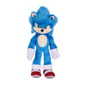 Pelucia - Deluxe - Sonic  - Sonic Filme 3 - Azul - Sunny