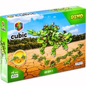 Bloco de Montar Cubic 25 em 1 Dino - 557 Peças - Multikids