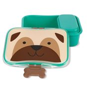 Kit Lanche Skip Hop Zoo Cachorro Pug Verde