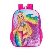 Mochila Escolar Infantil Feminina Barbie Rosa