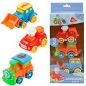 Carrinhos Divertido Com 3 Peças Sortido - BBR Toys R3315