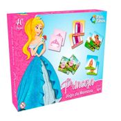 Jogo da Memória Infantil - Princesas - 40 peças - Pais e Filhos