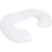 Travesseiro de Corpo Multiuso Fibrasca Universo ZZZ Minhocão - 150 cm - Branco