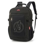 Mochila de Costas Juvenil Avengers Preto - Luxcel