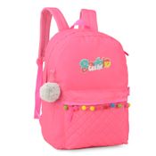 Mochila de Costas Oficial BARBIE Pink com Pompons