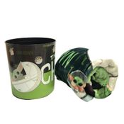 KIT MANTA + BALDE PIPOCA BABY YODA - ZONA CRIATIVA