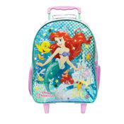 Mochila Rodinhas Pequena Sereia Ariel Disney - Xeryus 11080