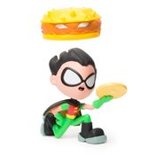 Teen Titans Go! - Boneco Robin 6cm com Peças Robô de Hamburguer - Sunny