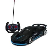 Carrinho de Controle Remoto Turbo Preto 1:18 4 Funções Top