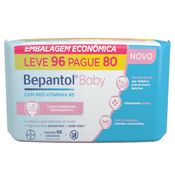 Toalhas Lenços Umedecidos Wipes Pou com 96un - Bepantol