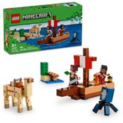 Lego Minecraft A Viagem do Barco Pirata 21259 com 166pcs