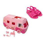 Sandália Infantil Grendene Kids Barbie Rosa