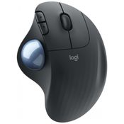 ERGO M575 Mouse Ergonômico Vertical Óptico sem Fio Reduz a Tensão do Pulso, LOGITECH 910 005867, Preto