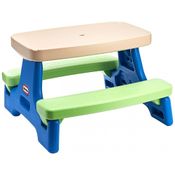 Mesa Infantil para Picnic com 4 Lugares para Crianças de 2 a 5 Anos, LITTLE TIKES 632952M, Verde