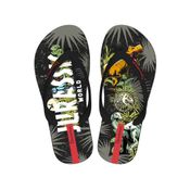 Chinelo Infantil Ipanema Jurassic Park Preto