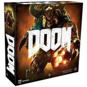 Jogo de Estratégia Doom 2 a 5 Jogadores, Para Maiores de 14 Anos, FANTASY FLIGHT GAMES ZX01, Marrom