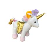 Pelúcia Unicórnio Dourado G  | Mury Baby