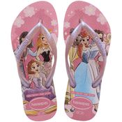 Chinelo Infantil Havaianas Princess Slim Rosa