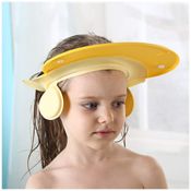 Chápeu Viseira Infantil Protetor de Olhos Hora do Banho, AMTOOCH, Amarelo
