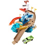 Pista Hot Wheels Color Change Ataque Tubarão, Inclui CarroColor Shifters, Mattel BGK04