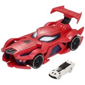 Conjunto de Carro do Homem Aranha Marvel Hot Wheels com Lançador Embutido, Mattel