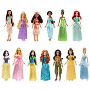 Conjunto de 13 Bonecas da Moda Princesa da Disney com Roupas e Acessórios Brilhantes, Inspirado nos Filmes da Mattel Disney, Mattel