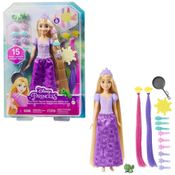 Boneca Rapunzel da Disney com Cabelo que Muda de Cor e Acessórios para Pentear, Mattel.
