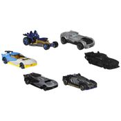 Conjunto de 6 Carrinhos Hot Wheels do Batman em escala 1:64, da Mattel Ideal para Colecionadores e Fãs