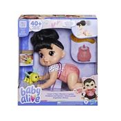 Baby Alive Engatinha e Brinca Katie Kat Morena F9710- Hasbro