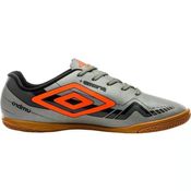 Chuteira Infantil Umbro Indoor Prisma Jr. Cinza