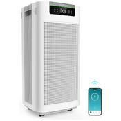 Purificador de Ar para Ambientes até 353m² com Controle por APP e Filtro de Carvão Ativado HEPA Ture, 110V 90W, Jafnda JF888, Branco