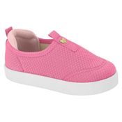 Tênis Infantil Molekinha Slip On Rosa