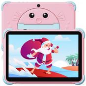 Tablet Infantil 10 Android com Controle de Pais, WiFi e Câmera Dupla, 32 GB, YINOCHE, Rosa