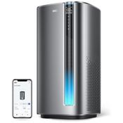 Purificador de Ar com Filtro HEPA H13 para Grandes Espaços 188 m2, 110V Dreo, Cinza