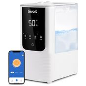 Umidificador Ultrassônico 4.5L com Display LED e Silencioso, LEVOIT, Branco