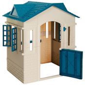 Casinha Infantil Interativa para Crianças de 2 a 6 Anos, Branca, LITTLE TIKES 654053M, Creme