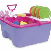 Brinquedo Pia Lava louças Infantil Splash e Clean