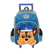 Mochila de Rodinhas Sem Alça Luxcel Patrulha Canina Azul