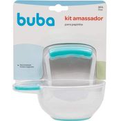 Conjunto de Pote com Amassador de Papinha - Rosa - Buba